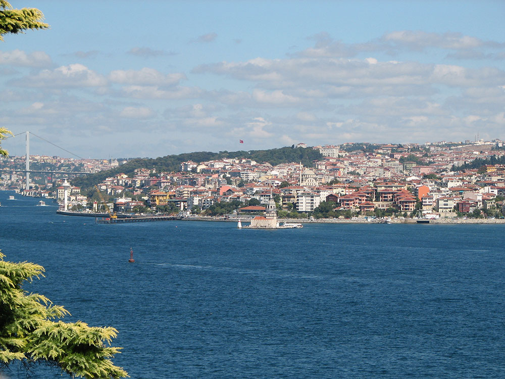 Istanbul - Blick auf den Bosphorus